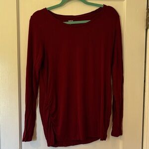 Soma Red Long Sleeve Top-maternity large,bump friendly